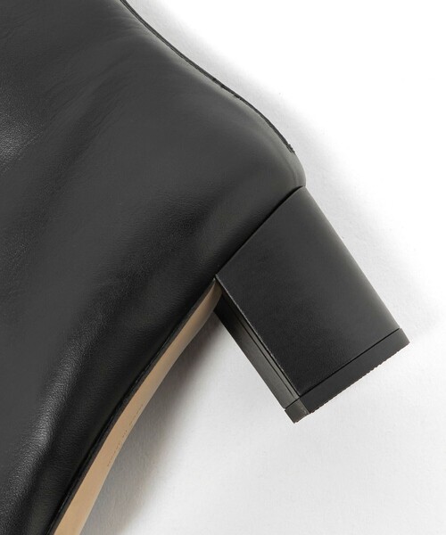 ODETTE E ODILE（オデットエオディール）の「スクエアセンターシーム ショートブーツ55↑（ブーツ・レディース・ブラック/ダークブラウン/ベージュ・24.5cm/23cm/22cm/22.5cm/25cm/23.5cm/24cm）」の20枚目の写真