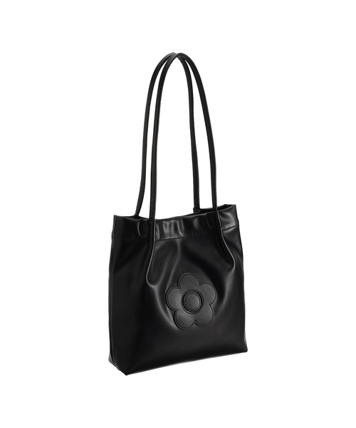MARY QUANT（マリークワント）の「デイジーパッチソフト ミニトート（トートバッグ・レディース・ネイビー/ブラック・FREE）」の3枚目の写真