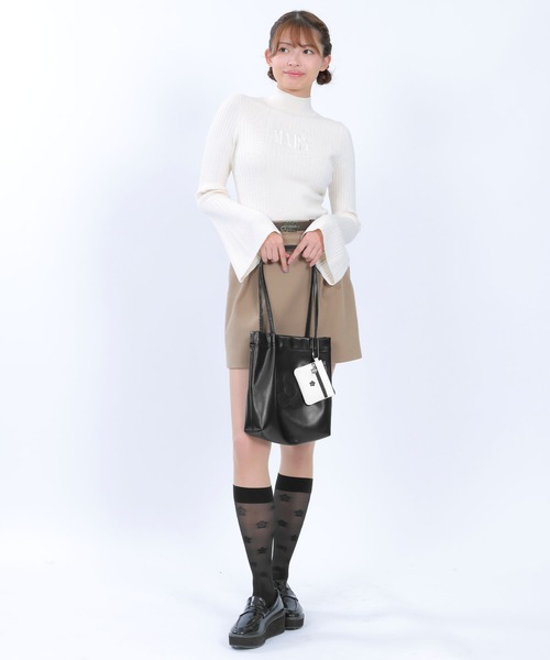 MARY QUANT（マリークワント）の「デイジーパッチソフト ミニトート（トートバッグ・レディース・ネイビー/ブラック・FREE）」の7枚目の写真