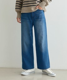 CROSS FUNCTION | 《ストレッチ》エブ楽 裏起毛ワイドストレートパンツ【CROSS FUNCTION/クロスファンクション】(その他パンツ)