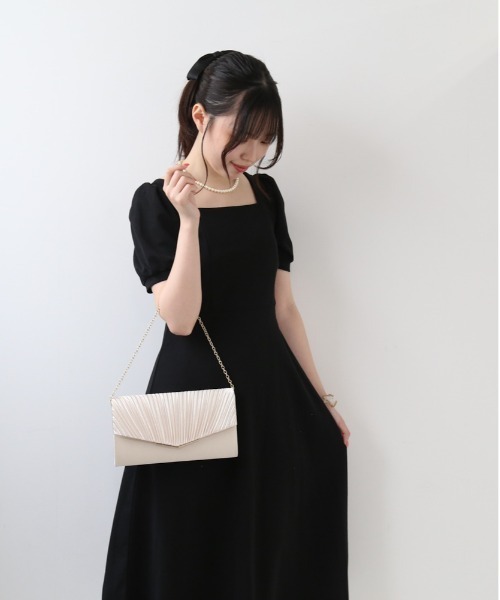 BACKYARD FAMILY(バックヤードファミリー)の「パーティーバッグ クラッチバッグ ミニバッグ bag3026(クラッチバッグ・レディース・ベージュ/シルバー・FREE)」の5枚目の写真