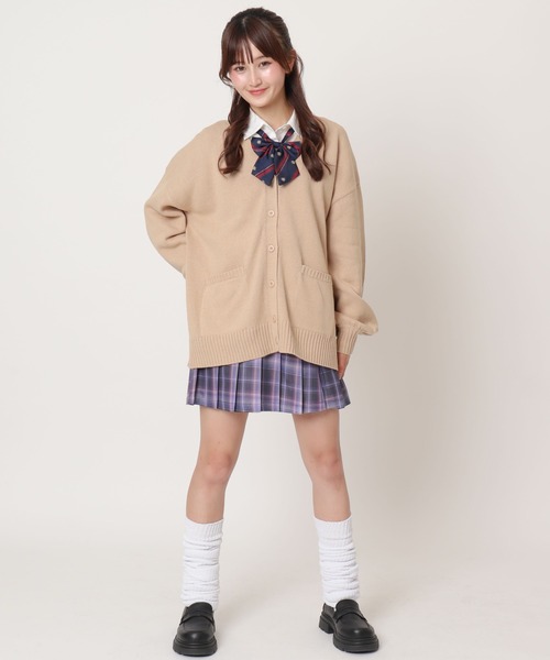 WEGO(ウィゴー)の「WEGO/ニットカーディガン(カーディガン/ボレロ・レディース・ブラック/ベージュ系その他/杢グレー・FREE)」の15枚目の写真