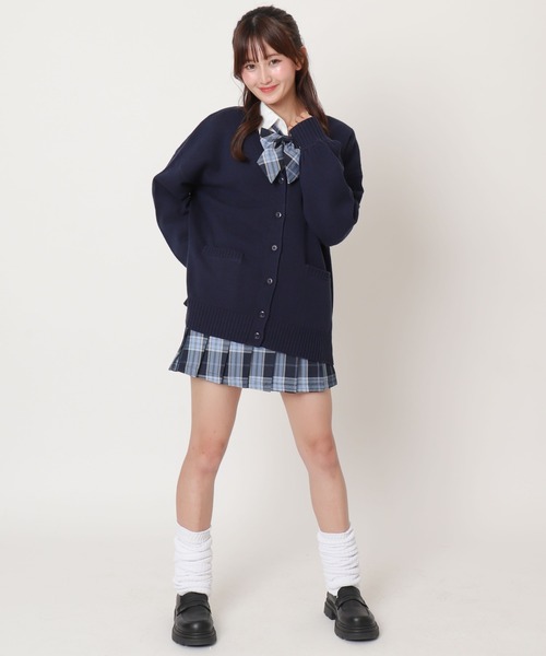 WEGO(ウィゴー)の「WEGO/ニットカーディガン(カーディガン/ボレロ・レディース・ブラック/ベージュ系その他/杢グレー・FREE)」の11枚目の写真
