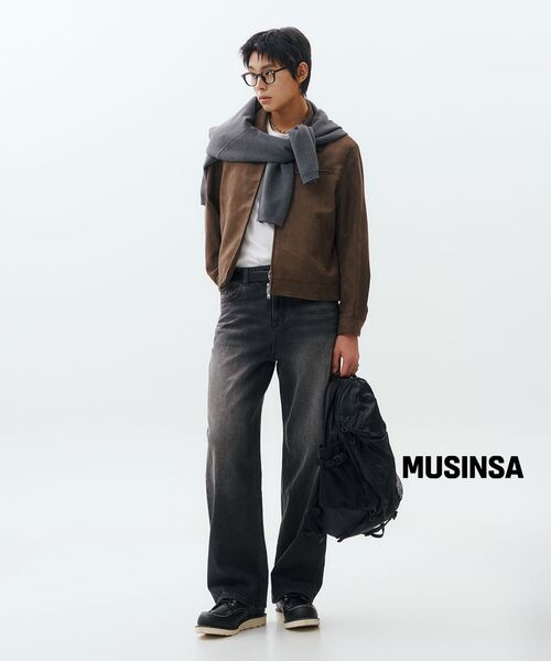MUSINSA STANDARD（ムシンサスタンダード）の「[シティレジャー] リップストップカーブドポケットハイキングバックパック [ブラック]（バックパック/リュック・レディース・その他・FREE）」の14枚目の写真