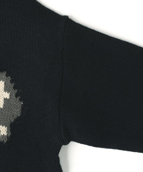 DANKE SCHON(ダンケシェーン)の「【WEB&DEPOT限定】DankeSchon/ダンケシェーン/1.5GG DOG KNIT(ニット/セーター・レディース・ホワイト系2/ブラック/ブルー・M/L/XL)」の7枚目の写真