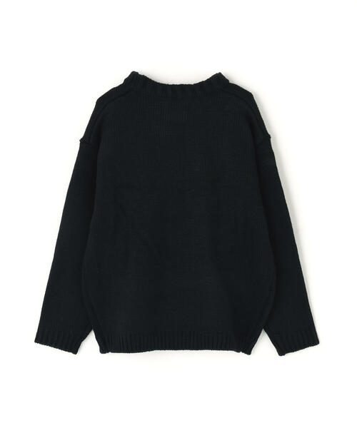 DANKE SCHON(ダンケシェーン)の「【WEB&DEPOT限定】DankeSchon/ダンケシェーン/1.5GG DOG KNIT(ニット/セーター・レディース・ホワイト系2/ブラック/ブルー・M/L/XL)」の4枚目の写真