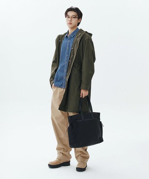 HISHANDER（ヒズハンダー）の「[O.F.C] OFFICER WIDE CHINO PANTS [Beige]（その他パンツ・メンズ・その他・3）」の2枚目の写真