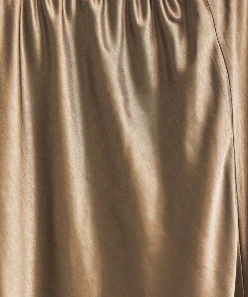 studio CLIP（スタディオクリップ）の「【WEB限定】サテンナロースカート（スカート・レディース・アイボリー/ドット/モカ・FREE）」の5枚目の写真