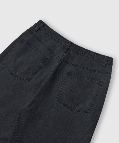 LEMAIN SECOND（リメインセカンド）の「ナチュラルウォッシングワイドデニムパンツ[黒青]（デニムパンツ・レディース・その他・X-LARGE/SMALL/MEDIUM/LARGE）」の6枚目の写真