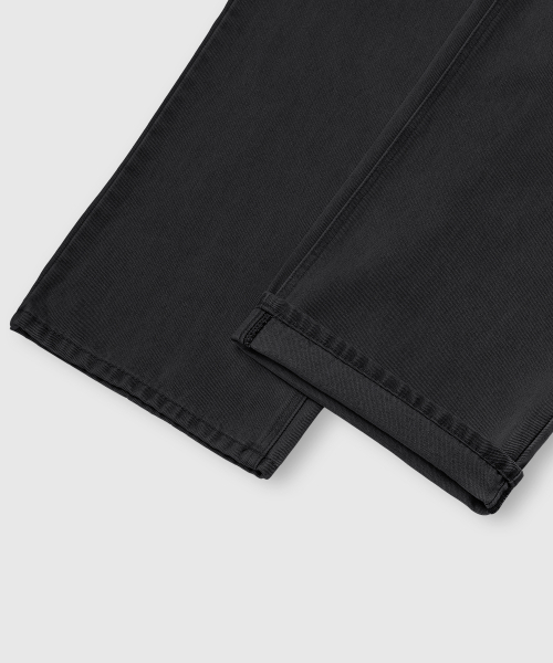 LEMAIN SECOND（リメインセカンド）の「ナチュラルウォッシングワイドデニムパンツ[黒青]（デニムパンツ・レディース・その他・X-LARGE/SMALL/MEDIUM/LARGE）」の7枚目の写真