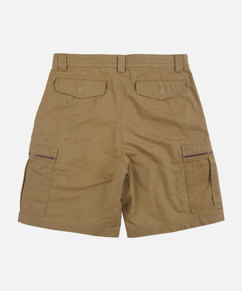 FRIZMWORKS(フリズムワークス)の「WASHED COTTON ZIP CARGO SHORTS _ BEIGE(その他パンツ・メンズ・その他・LARGE/SMALL/MEDIUM)」の3枚目の写真