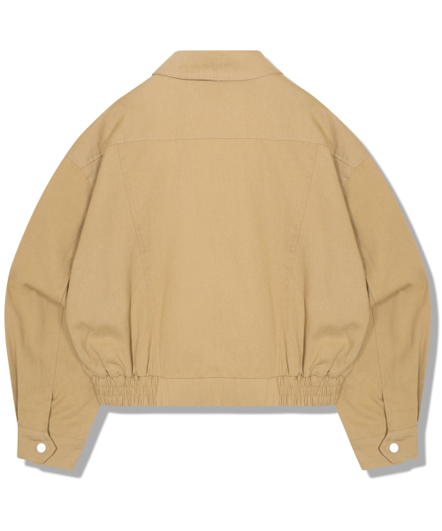 GUBIN(グビン)の「(W)ショートコットンヘリングトンジャケット(ブルゾン・レディース・その他・MEDIUM/LARGE)」の2枚目の写真