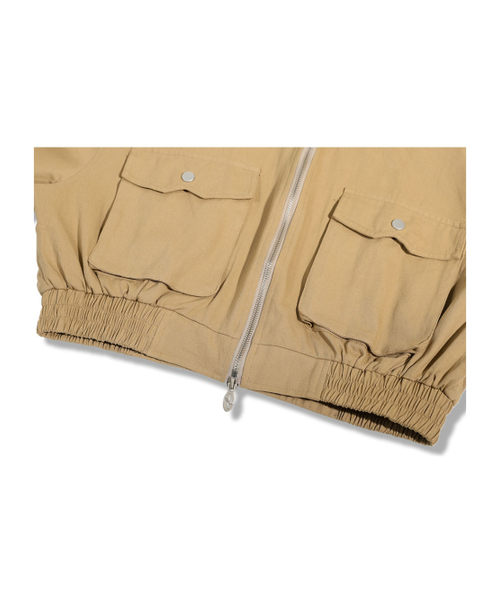 GUBIN(グビン)の「(W)ショートコットンヘリングトンジャケット(ブルゾン・レディース・その他・MEDIUM/LARGE)」の5枚目の写真