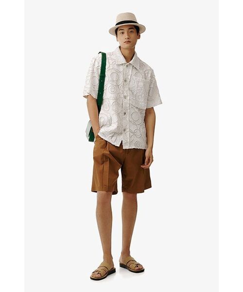 TRIP LE SENS(トリップ ル センス)の「ウォッシュドコットンワンタックバミューダパンツ _ウォッシュブラウン(その他パンツ・レディース・その他・MEDIUM/LARGE)」の6枚目の写真