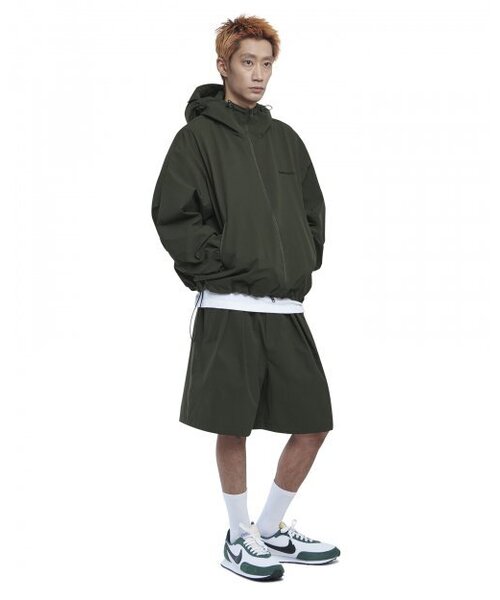 NOMANUAL(NOMANUAL)の「PENON WIND SHELL - KHAKI(ナイロンジャケット・レディース・その他・SMALL/MEDIUM/LARGE/X-LARGE)」の3枚目の写真