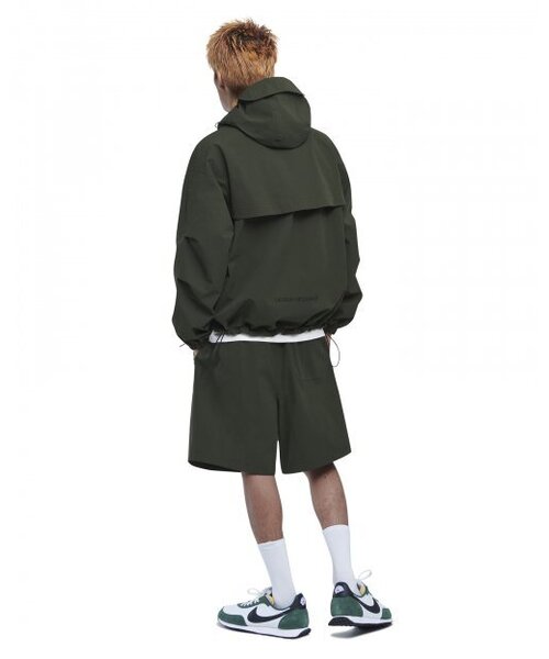NOMANUAL(NOMANUAL)の「PENON WIND SHELL - KHAKI(ナイロンジャケット・レディース・その他・SMALL/MEDIUM/LARGE/X-LARGE)」の4枚目の写真