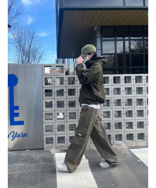 NOMANUAL(NOMANUAL)の「PENON WIND SHELL - KHAKI(ナイロンジャケット・レディース・その他・SMALL/MEDIUM/LARGE/X-LARGE)」の16枚目の写真