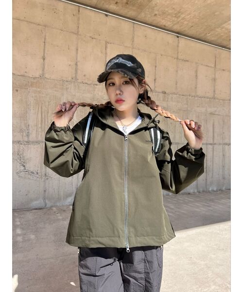 NOMANUAL(NOMANUAL)の「PENON WIND SHELL - KHAKI(ナイロンジャケット・レディース・その他・SMALL/MEDIUM/LARGE/X-LARGE)」の18枚目の写真