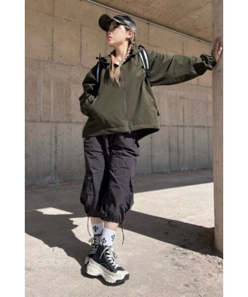 NOMANUAL(NOMANUAL)の「PENON WIND SHELL - KHAKI(ナイロンジャケット・レディース・その他・SMALL/MEDIUM/LARGE/X-LARGE)」の19枚目の写真