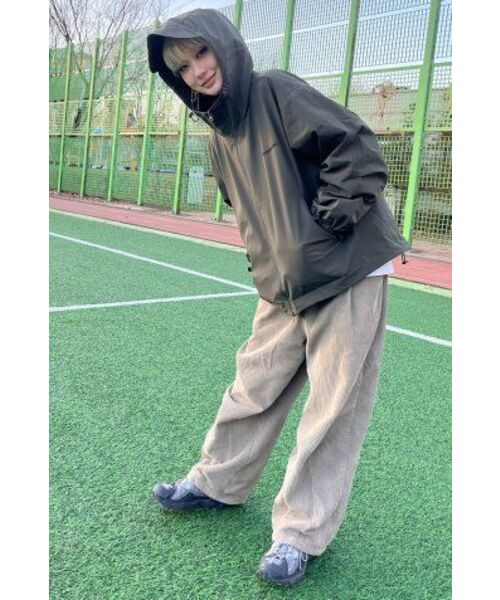 NOMANUAL(NOMANUAL)の「PENON WIND SHELL - KHAKI(ナイロンジャケット・レディース・その他・SMALL/MEDIUM/LARGE/X-LARGE)」の21枚目の写真