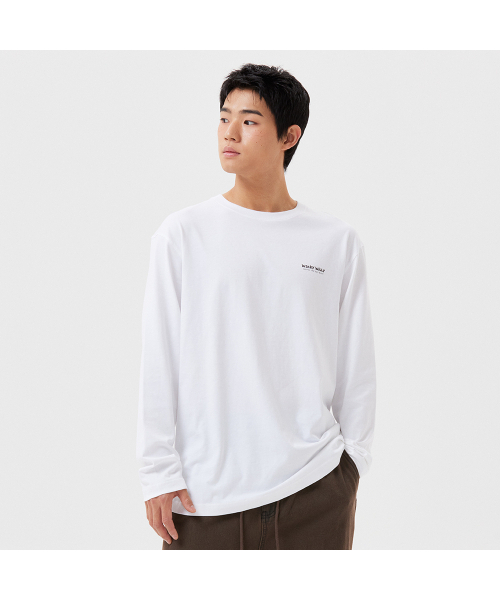 Wacky WiLLy(ワッキーウィリー)の「タイポベーシックロングスリーブ(2色)(Tシャツ/カットソー・レディース・ホワイト/ブラック・SMALL/MEDIUM/LARGE/X-LARGE)」の3枚目の写真