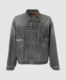 DAIRIKU（ダイリク）の「Cross Embroidery Vintage Denim Jacket