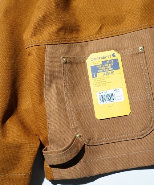 THRIFTY LOOK(スリフティールック)の「THRIFTY LOOK / スリフティールック US CARHARTT DUCK ACTIVE FILM JACKET カーハート ダック アクティブフィルムジャケット(ブルゾン・メンズ・ブラウン/インディゴブルー/ホワイト/ブラック・MEDIUM/LARGE)」の9枚目の写真