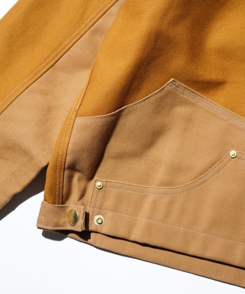 THRIFTY LOOK(スリフティールック)の「THRIFTY LOOK / スリフティールック US CARHARTT DUCK ACTIVE FILM JACKET カーハート ダック アクティブフィルムジャケット(ブルゾン・メンズ・ブラウン/インディゴブルー/ホワイト/ブラック・MEDIUM/LARGE)」の14枚目の写真