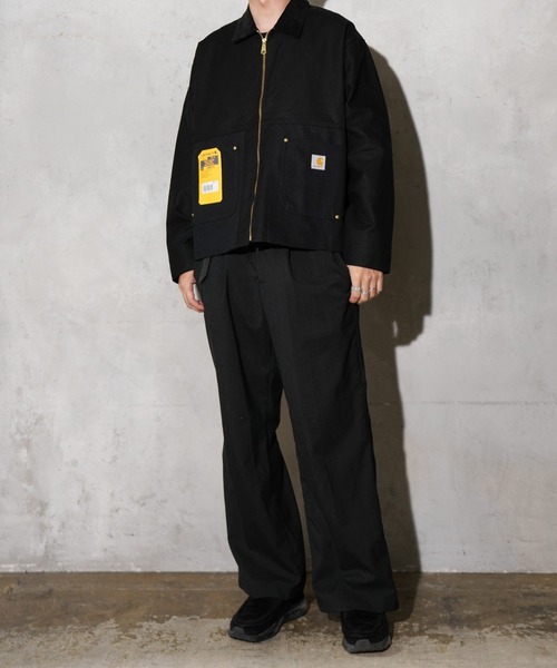 THRIFTY LOOK(スリフティールック)の「THRIFTY LOOK / スリフティールック US CARHARTT DUCK ACTIVE FILM JACKET カーハート ダック アクティブフィルムジャケット(ブルゾン・メンズ・ブラウン/インディゴブルー/ホワイト/ブラック・MEDIUM/LARGE)」の16枚目の写真