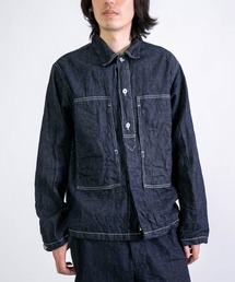SPELLBOUND（スペルバウンド）の「[SPELLBOUND / スペルバウンド] 8oz綿麻デニム ミリタリーシャツジャケット（デニムジャケット）」