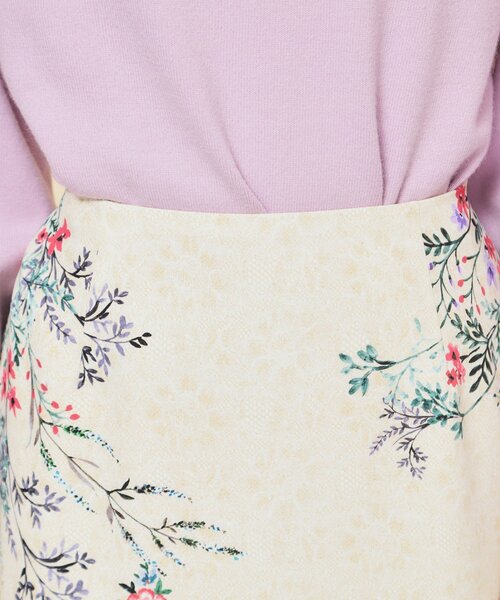 co creation and yours／SS～L】オリエンタル柄パネルスカート