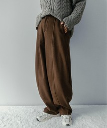 on:nue（オンニュ）の「【on:nue】[着用動画あり！/4色展開/2サイズ展開]  裏起毛スウェットバレルパンツ（スウェットパンツ）」