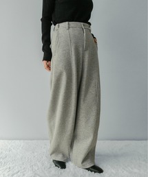 on:nue（オンニュ）の「【on:nue】[着用動画あり！/4色展開/2サイズ展開]  裏起毛スウェットバレルパンツ（スウェットパンツ）」