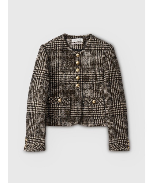 ツイードノーカラージャケット（ノーカラージャケット）｜EIMY ISTOIRE