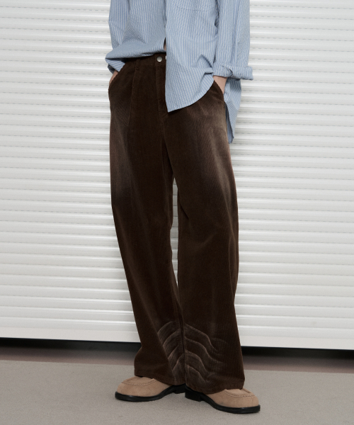 LEATHERY（レザリー）の「ウォッシュドコーデュロイパンツ [ブラウン]（その他パンツ・レディース・その他・SMALL/MEDIUM/LARGE）」の2枚目の写真