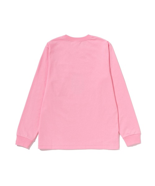 A BATHING APE（アベイシングエイプ）の「COLLEGE LS TEE（Tシャツ/カットソー・レディース・ブラック/ホワイト/ピンク/グリーン・SMALL/XX-SMALL/MEDIUM/X-SMALL）」の8枚目の写真