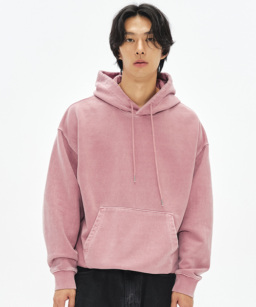 SOVERMENT(ソヴメント)の「980Gピグメントカットフード-オールドピンク-(パーカー・レディース・その他・LARGE/MEDIUM/SMALL/X-LARGE/XX-LARGE)」の1枚目の写真
