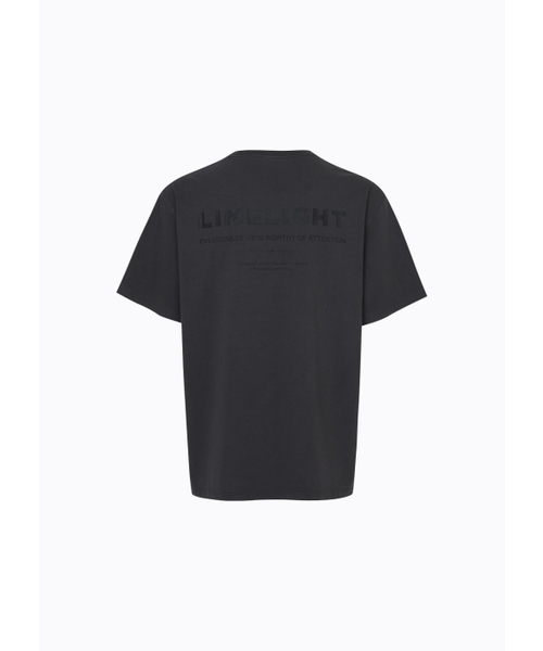 LIMELIGHT APPAREL(ライムライトアパレル)の「アパレルピグメントバックロゴTシャツ(ブラック/ブラック)(Tシャツ/カットソー・メンズ・その他・LARGE/X-LARGE/SMALL/MEDIUM)」の3枚目の写真