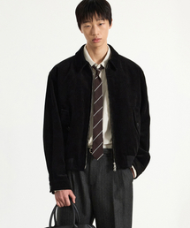 TNGT（ティーエヌジーティー）の「Corduroy Swing Top Jumper (Black) TNJU5F105BK（MA-1）」