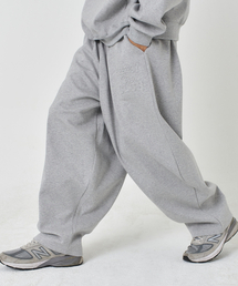 PAPERBOY（ペーパーボーイ）の「エンボバルーンオーバーサイズワイドパンツ-メランジ（スウェットパンツ）」