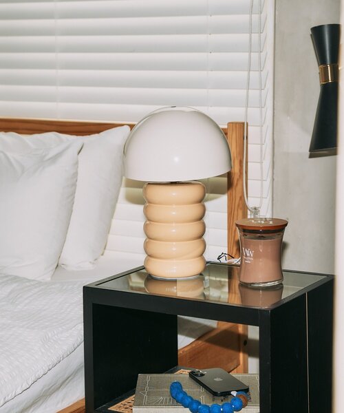 SAHIR（サヒール）の「【SAHIR サヒール】Ceramic table lamp  テーブルランプ（照明・レディース・ベージュ/グリーン・0）」の3枚目の写真