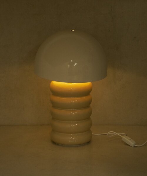 SAHIR（サヒール）の「【SAHIR サヒール】Ceramic table lamp  テーブルランプ（照明・レディース・ベージュ/グリーン・0）」の5枚目の写真