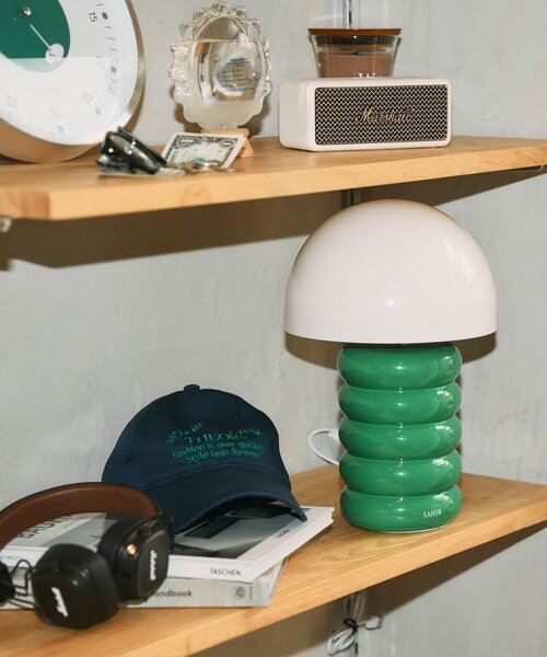 SAHIR（サヒール）の「【SAHIR サヒール】Ceramic table lamp  テーブルランプ（照明・レディース・ベージュ/グリーン・0）」の7枚目の写真