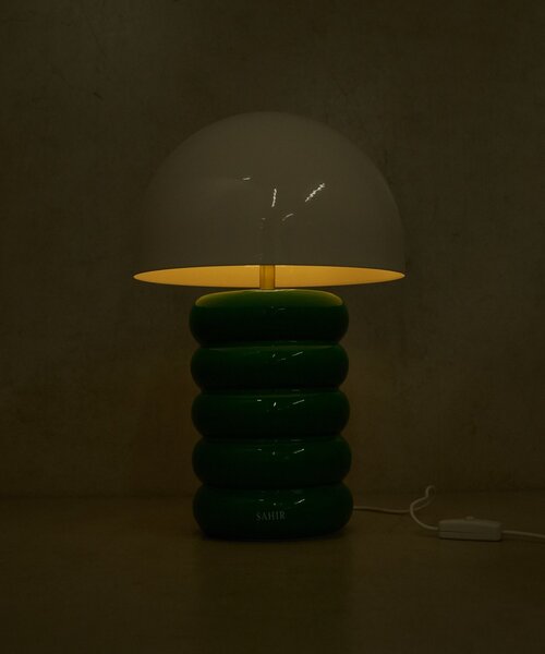 SAHIR（サヒール）の「【SAHIR サヒール】Ceramic table lamp  テーブルランプ（照明・レディース・ベージュ/グリーン・0）」の9枚目の写真