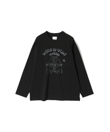 Lawrence Slub Graphic Pocket T-shirt Black