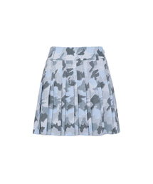 WOMEN SM ALL OVER PLEATED SKIRT_BL