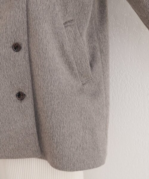 natural couture（ナチュラルクチュール）の「ティペット付きコート（その他アウター・レディース・チャコールグレー/ベージュ・FREE）」の17枚目の写真