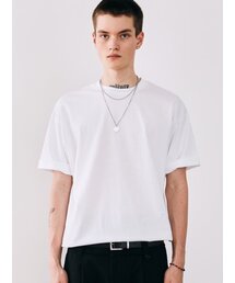 ESN（イーエスエヌ）の「SUPIMA COTTON SHORT SLEEVE T-SHIRT WHITE（Tシャツ/カットソー）」