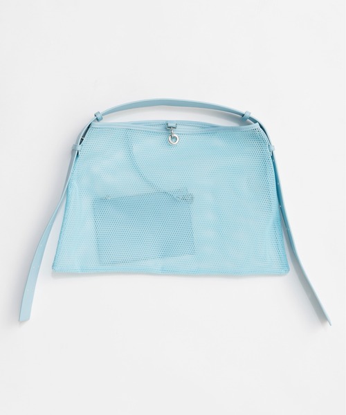 MAISON SPECIAL(メゾンスペシャル)の「Square Tote Bag/スクエアメッシュトートバッグ(トートバッグ・レディース・ブルー/ブラック・FREE)」の7枚目の写真