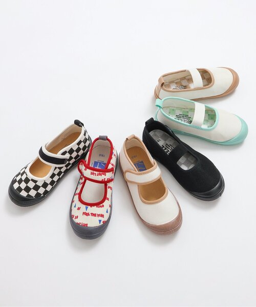 BREEZE（ブリーズ）の「上履き（スリッポン・キッズ・レッド/チャコール/ベージュ・19/18/17/16/15 /14）」の8枚目の写真